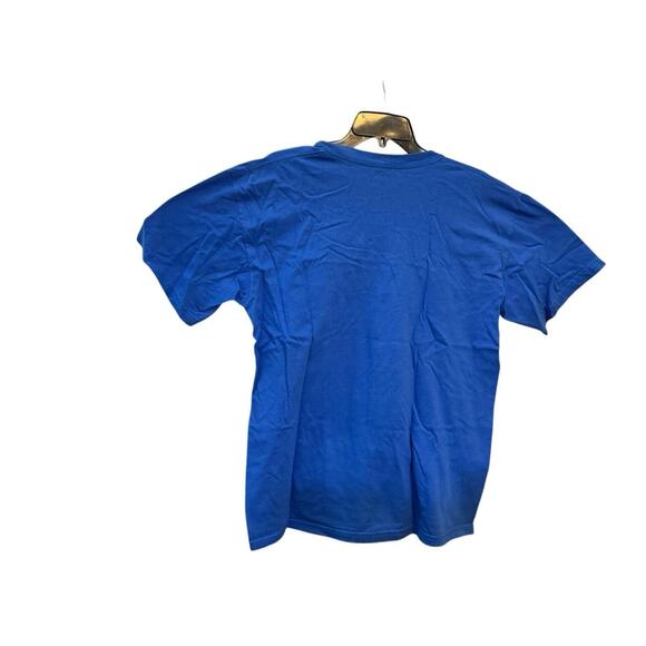 WHITE CASTLE Craver Blue MOCK Collar Graphic Adult T-Shirt Medium - Picture 3 of 3